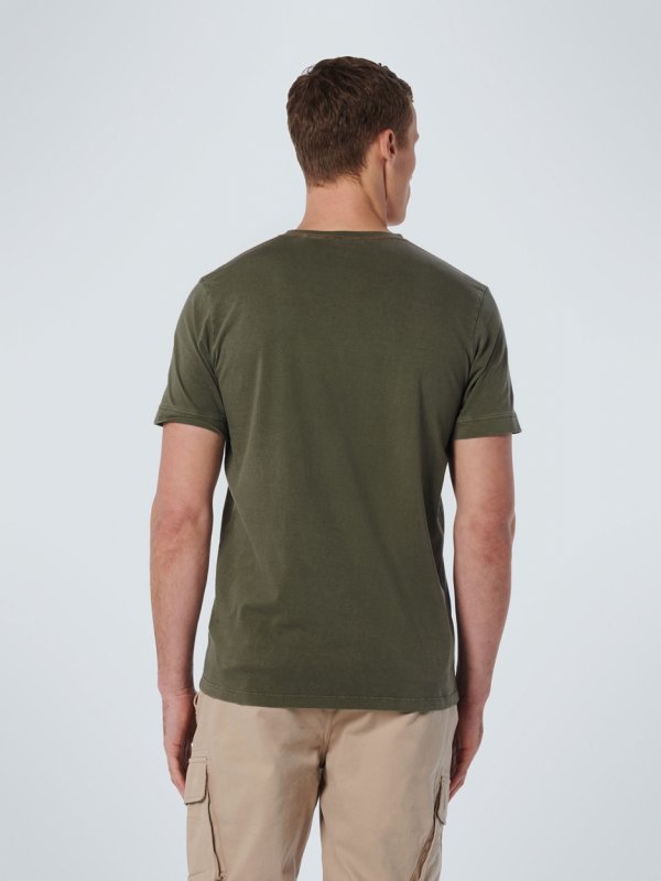 T-SHIRT CREWNECK VINTAGE PRINT GARMENT DYED