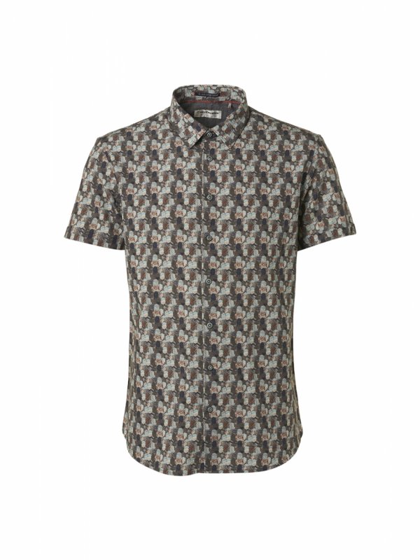 KONTOMANIKO ΠΟΥΚΑΜΙΣΟ ALL OVER PRINTED RESPONSIBLE CHOICE COTTON