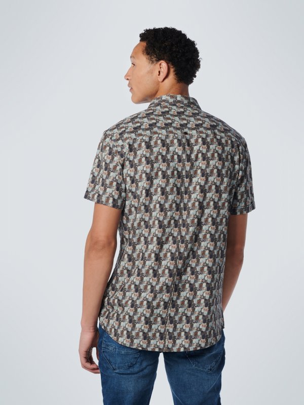 KONTOMANIKO ΠΟΥΚΑΜΙΣΟ ALL OVER PRINTED RESPONSIBLE CHOICE COTTON