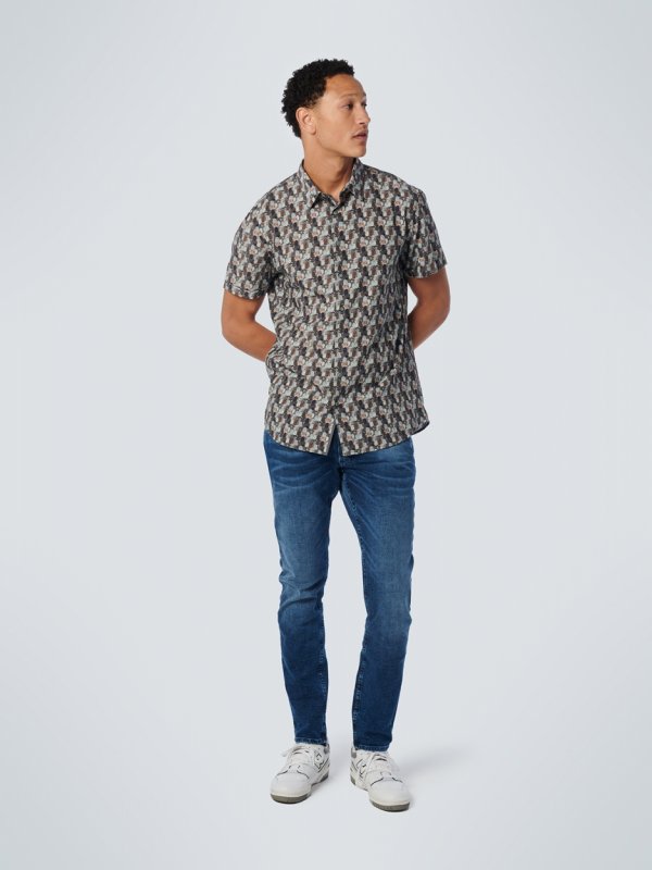 KONTOMANIKO ΠΟΥΚΑΜΙΣΟ ALL OVER PRINTED RESPONSIBLE CHOICE COTTON