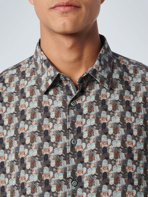 KONTOMANIKO ΠΟΥΚΑΜΙΣΟ ALL OVER PRINTED RESPONSIBLE CHOICE COTTON