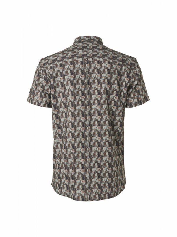 KONTOMANIKO ΠΟΥΚΑΜΙΣΟ ALL OVER PRINTED RESPONSIBLE CHOICE COTTON