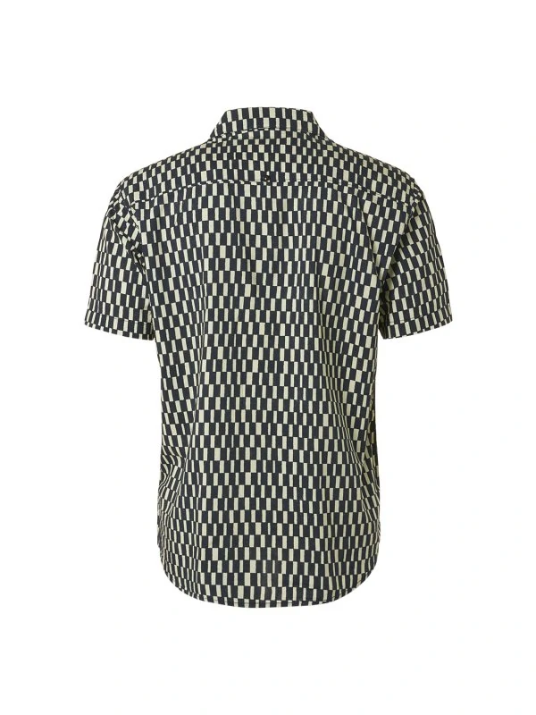 KONTOMANIKO ΠΟΥΚΑΜΙΣΟ ALL OVER PRINTED RESORT COLLAR RESPONSIBLE CHOICE