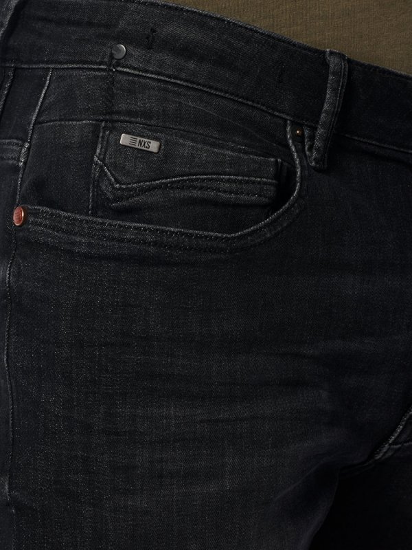 ΒΕΡΜΟΥΔΑ DENIM STRETCH WASHED EFFECT SLIM FIT RESPONSIBLE CHOICE
