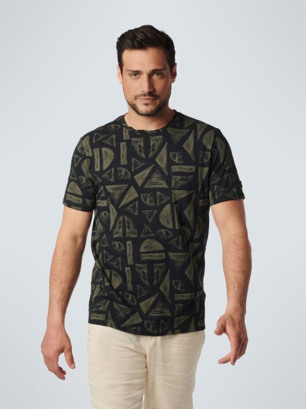 T-SHIRT ALL OVER PRINTED SLUB