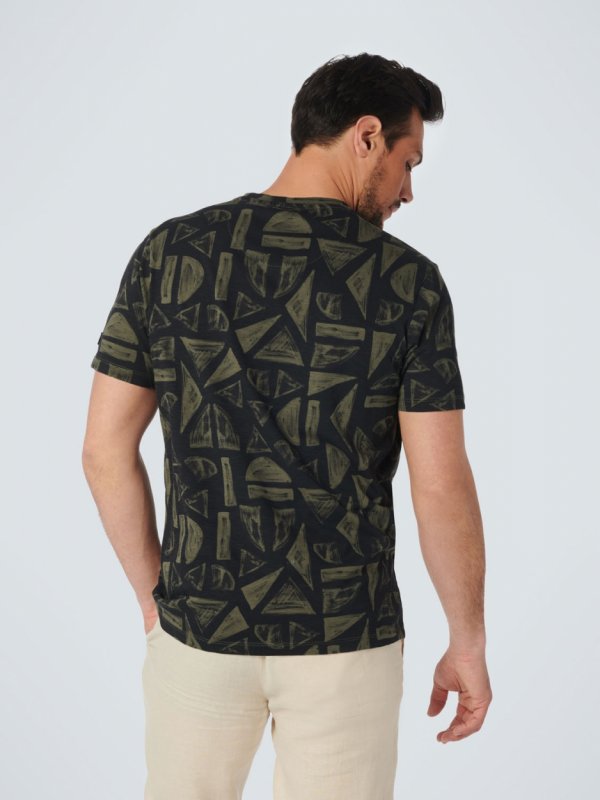 T-SHIRT ALL OVER PRINTED SLUB
