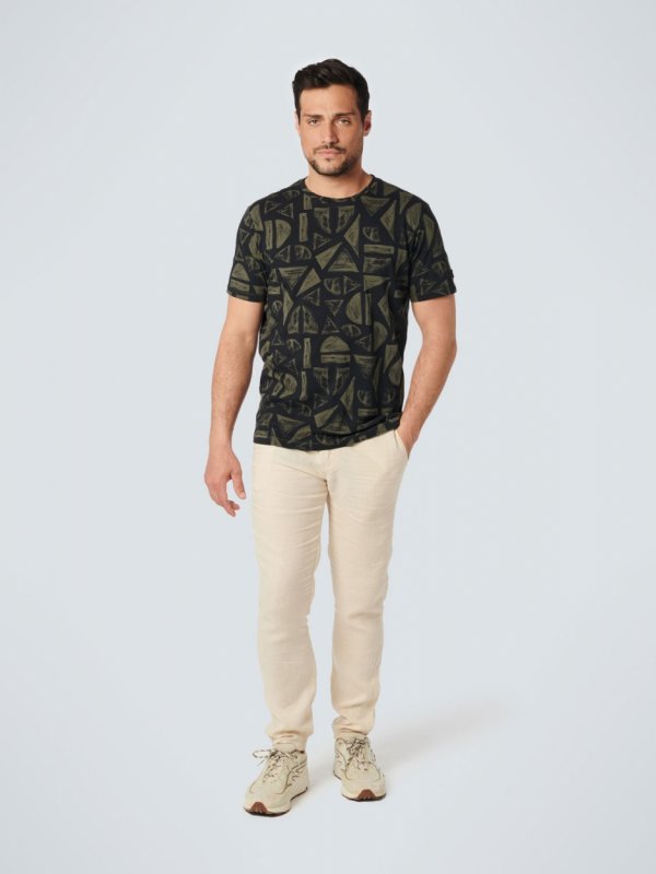 T-SHIRT ALL OVER PRINTED SLUB