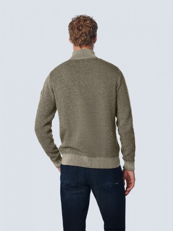 ΠΛΕΚΤΟ ΠΟΥΛΟΒΕΡ HALF-ZIP 2 COLOURED MELANGE