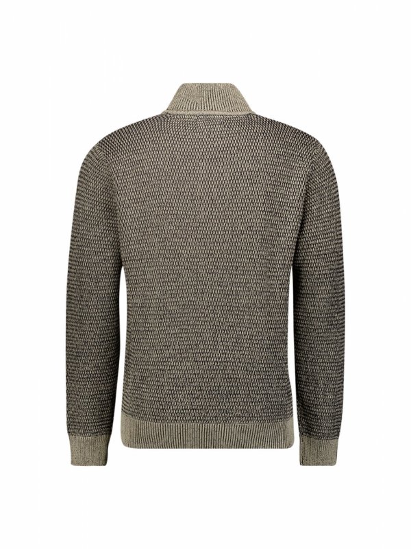 ΠΛΕΚΤΟ ΠΟΥΛΟΒΕΡ HALF-ZIP 2 COLOURED MELANGE