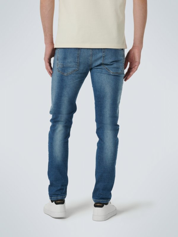 SLIM FIT STRETCH DENIM DESTROY AND REPAIR