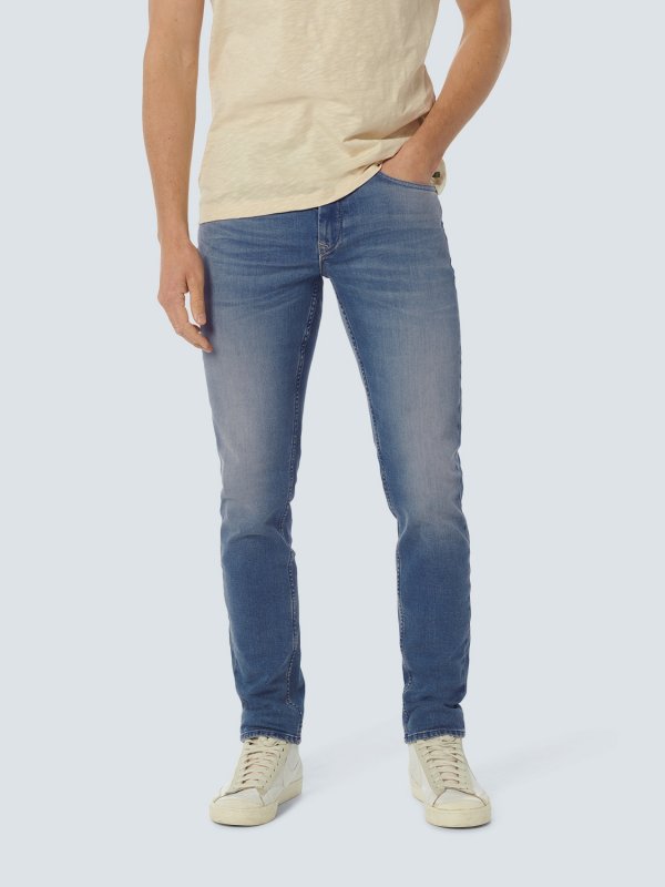 REGULAR FIT STRETCH BLEACHED BLUE DENIM RESPONSIBLE CHOICE