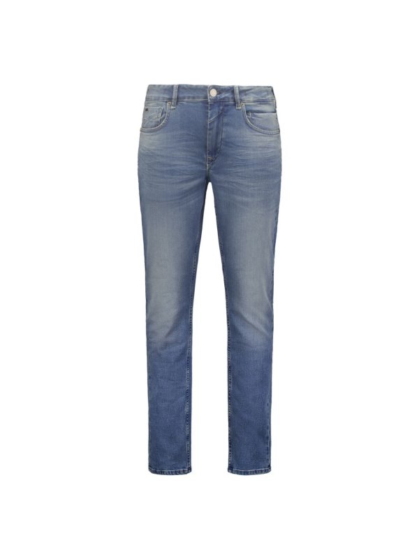 REGULAR FIT STRETCH BLEACHED BLUE DENIM RESPONSIBLE CHOICE