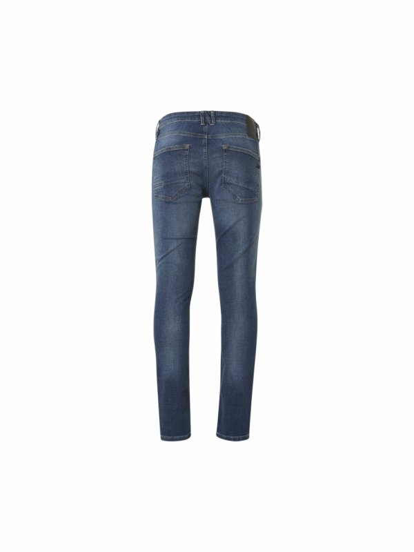 SLIM FIT STRETCH DENIM DESTROY AND REPAIR