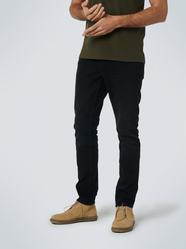 REGULAR FIT STRETCH BLACK DENIM RESPONSIBLE CHOICE