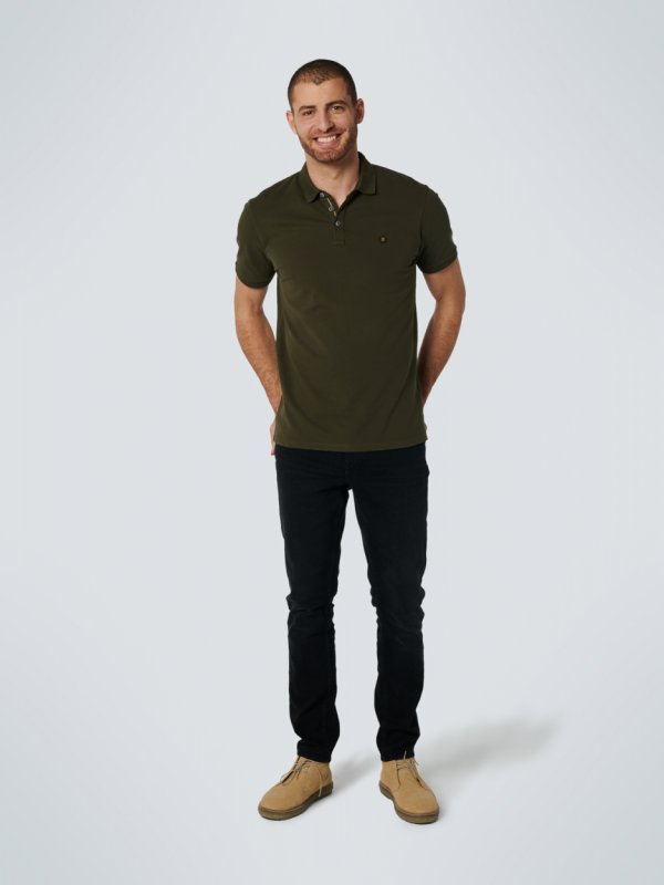REGULAR FIT STRETCH BLACK DENIM RESPONSIBLE CHOICE
