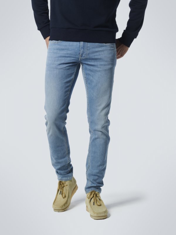 TAPERED FIT STRETCH LIGHT BLUE DENIM RESPONSIBLE CHOICE