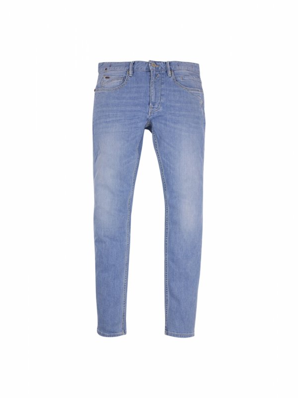 TAPERED FIT STRETCH LIGHT BLUE DENIM RESPONSIBLE CHOICE