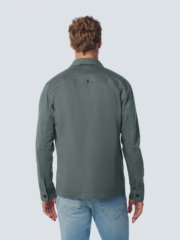 OVERSHIRT BUTTON CLOSURE TWILL STRETCH