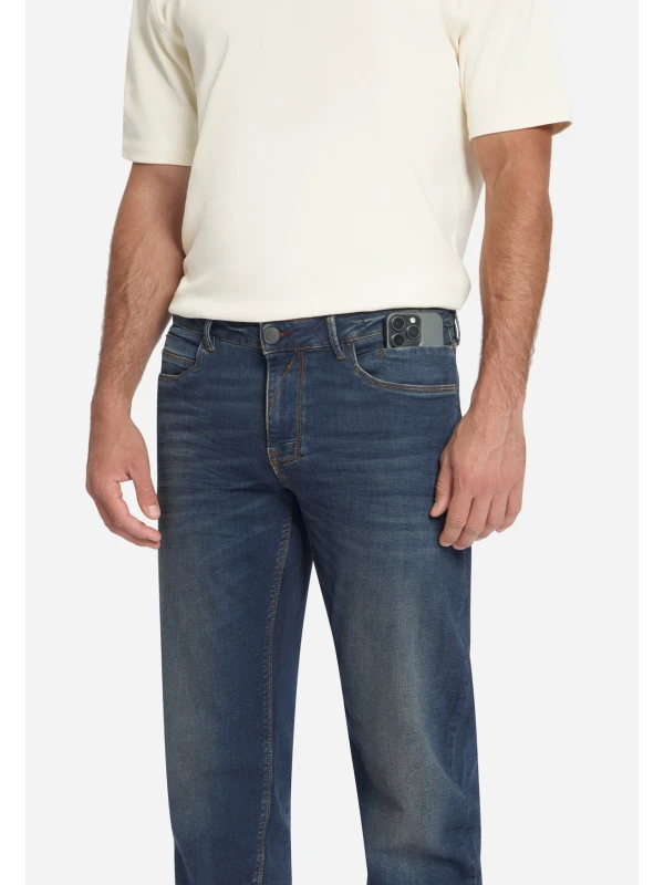RELAXED FIT DIRTY USED DENIM STRETCH