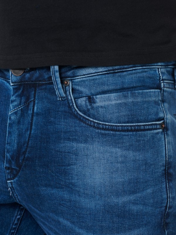 REGULAR FIT STRETCH DARK BLUE DENIM RESPONSIBLE CHOICE