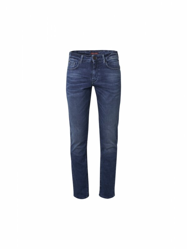 REGULAR FIT STRETCH DARK BLUE DENIM RESPONSIBLE CHOICE