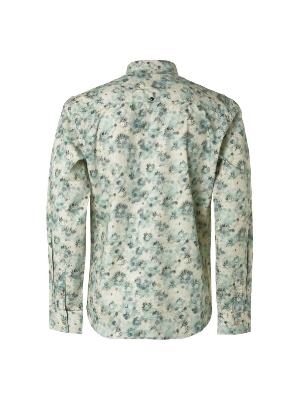 ΜΑΚΡΥΜΑΝΙΚΟ ΠΟΥΚΑΜΙΣΟ STRETCH ALL OVER PRINTED SEVILLA SPRING BLOSSOMS