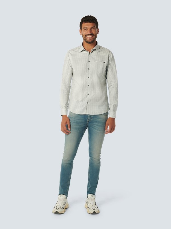 ΜΑΚΡΥΜΑΝΙΚΟ ΠΟΥΚΑΜΙΣΟ STRETCH ALL OVER PRINTED