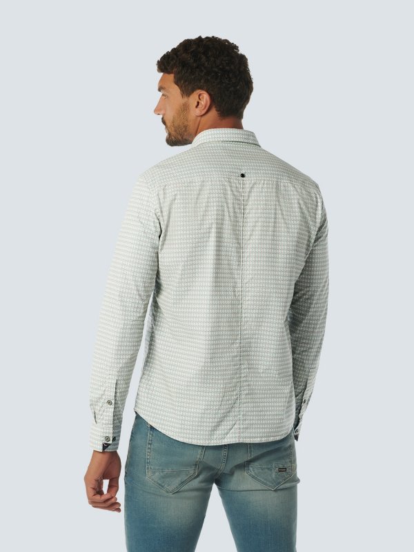 ΜΑΚΡΥΜΑΝΙΚΟ ΠΟΥΚΑΜΙΣΟ STRETCH ALL OVER PRINTED