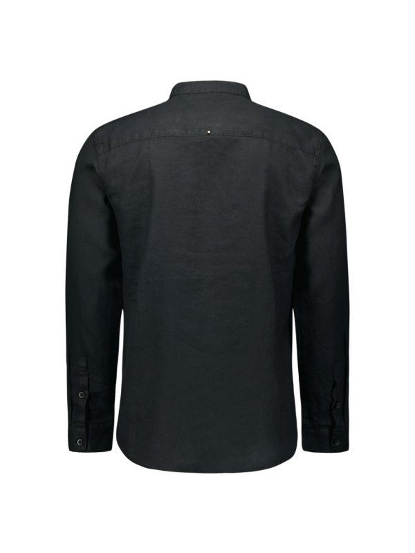 ΛΙΝΟ ΜΟΝΟΧΡΩΜΟ ΠΟΥΚΑΜΙΣΟ GRANDDAD COLLAR