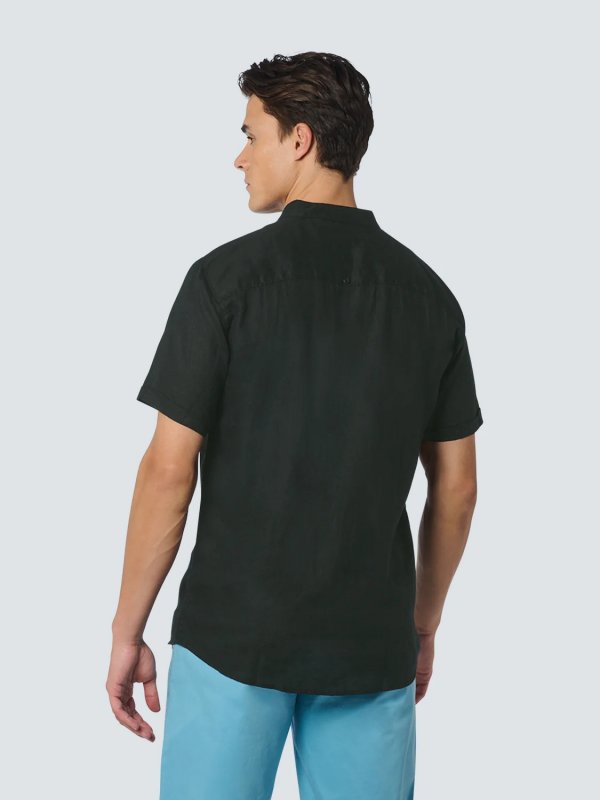 ΛΙΝΟ ΚΟΝΤΟΜΑΝΙΚΟ ΠΟΥΚΑΜΙΣΟ GRANDDAD COLLAR