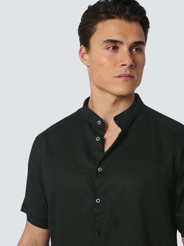 ΛΙΝΟ ΚΟΝΤΟΜΑΝΙΚΟ ΠΟΥΚΑΜΙΣΟ GRANDDAD COLLAR