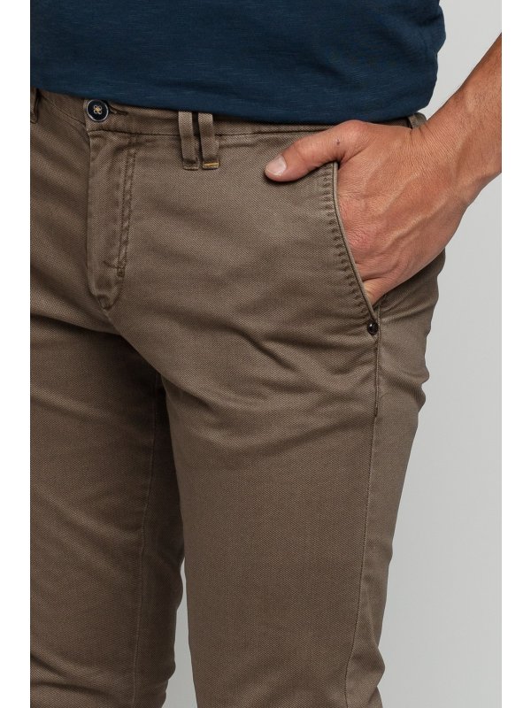 ΠΑΝΤΕΛΟΝΙ CHINO GARMENT DYED ALLOVER PRINTED STRETCH