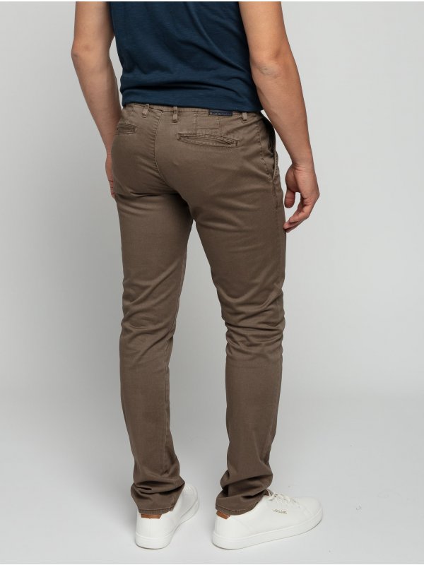 ΠΑΝΤΕΛΟΝΙ CHINO GARMENT DYED ALLOVER PRINTED STRETCH