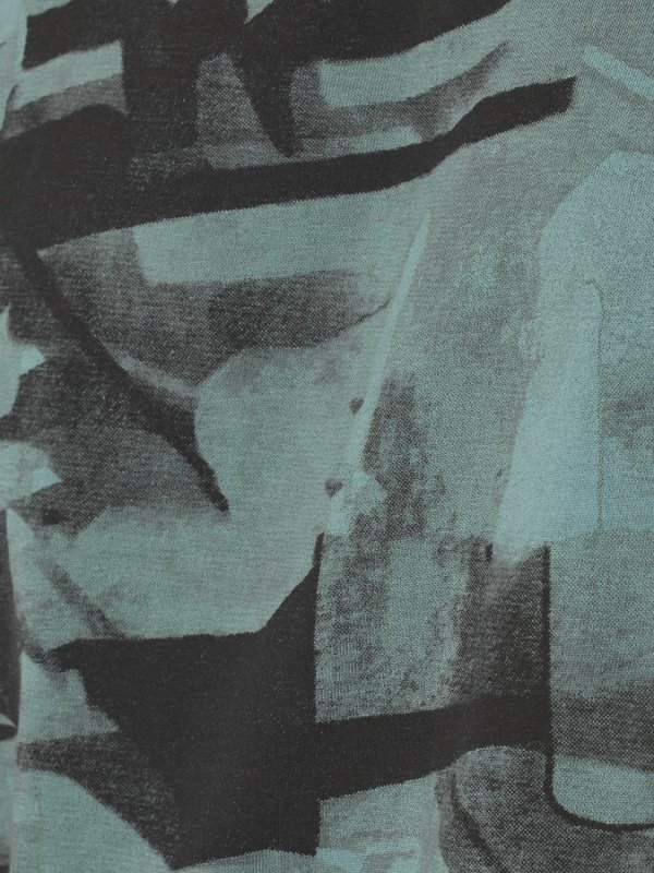 T-SHIRT CREWNECK CAMOUFLAGE PRINT GARMENT DYED