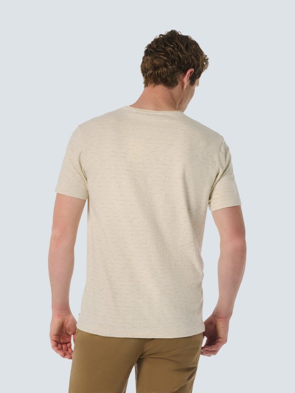 CREWNECK SLUB T-SHIRT ME ΛΙΝΟ