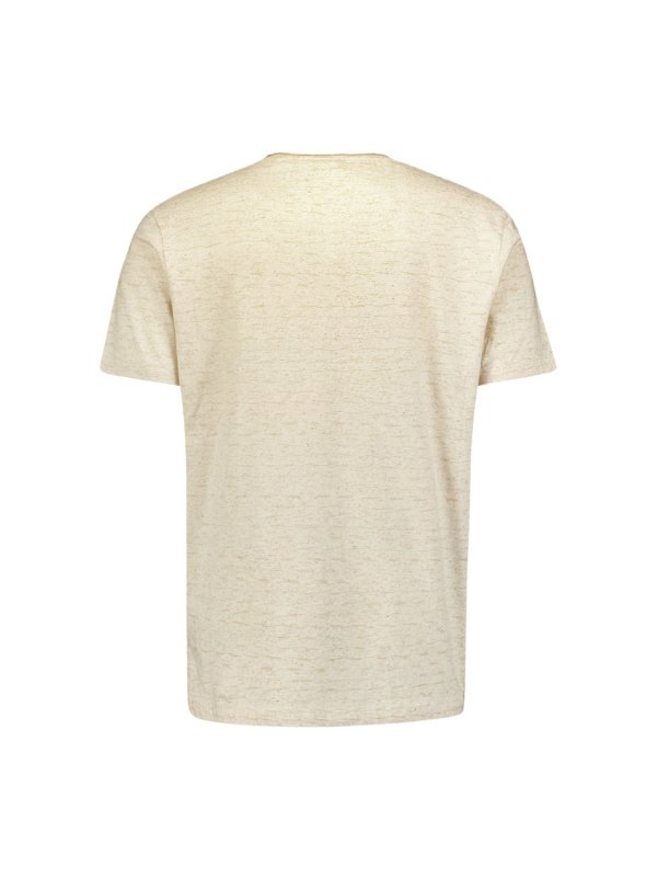 CREWNECK SLUB T-SHIRT ME ΛΙΝΟ