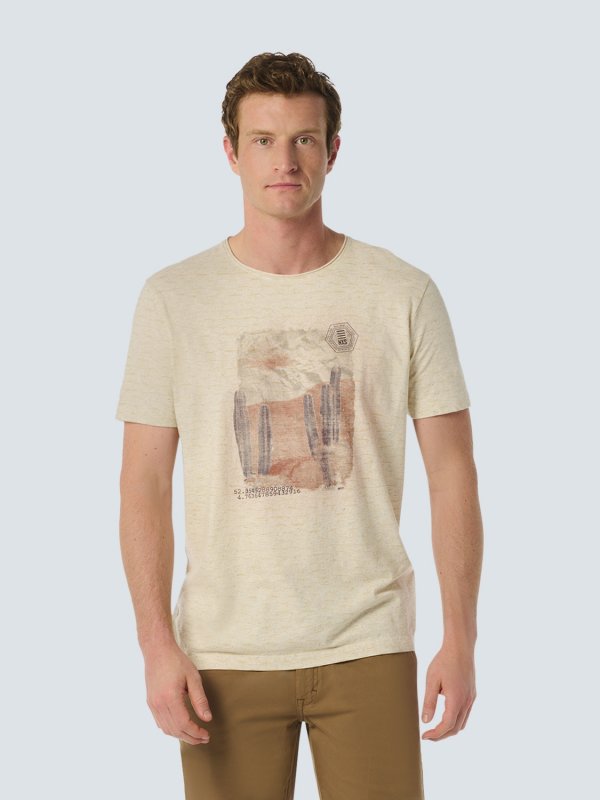 CREWNECK SLUB T-SHIRT ME ΛΙΝΟ