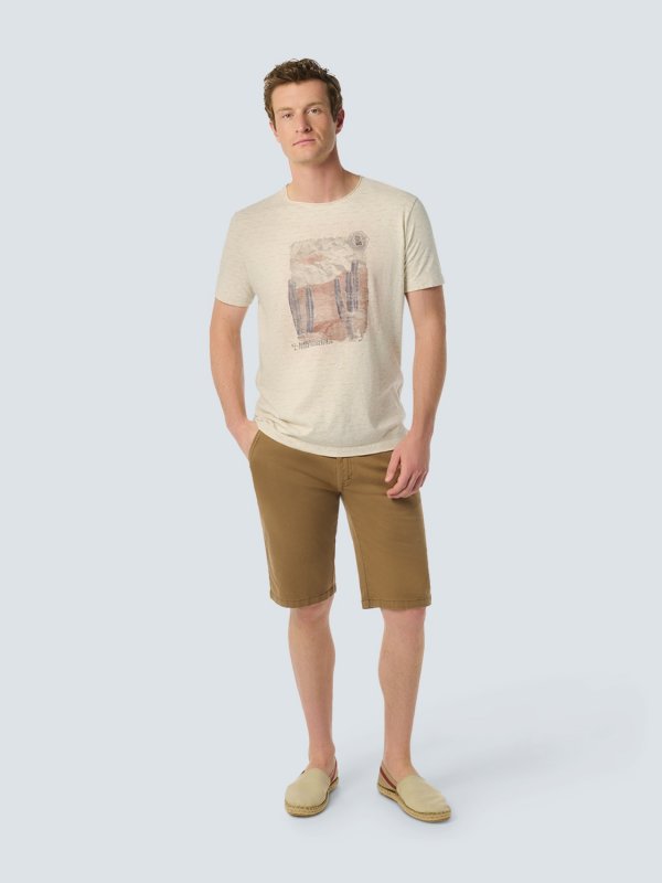CREWNECK SLUB T-SHIRT ME ΛΙΝΟ