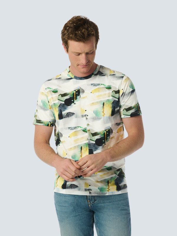 T-SHIRT CREWNECK ALLOVER PRINTED