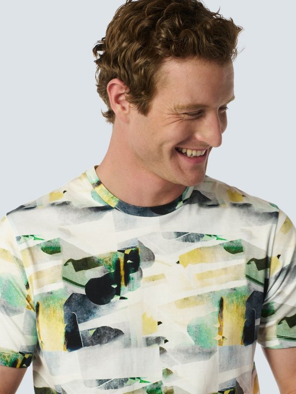 T-SHIRT CREWNECK ALLOVER PRINTED