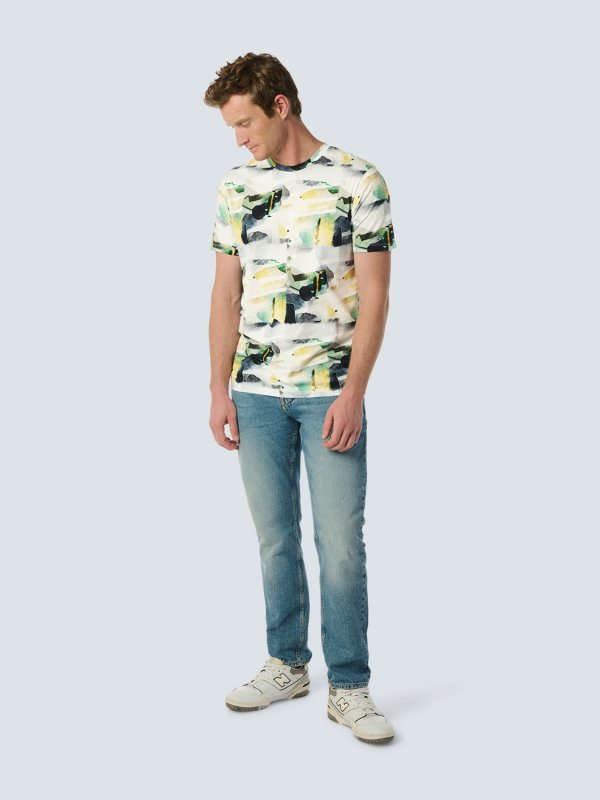 T-SHIRT CREWNECK ALLOVER PRINTED
