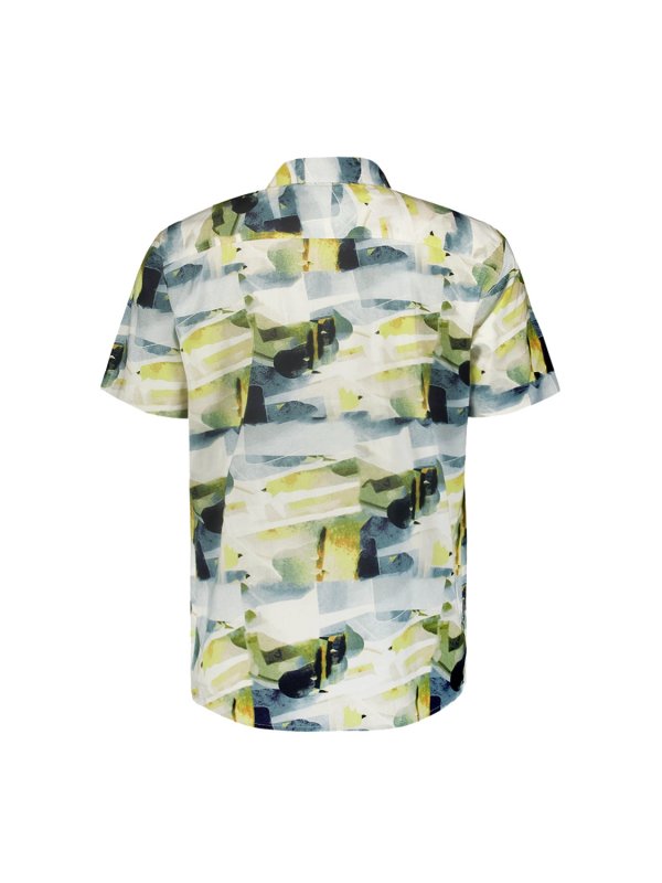 ΚΟΝΤΟΜΑΝΙΚΟ ΠΟΥΚΑΜΙΣΟ RESORT COLLAR ARTISTIC PRINT