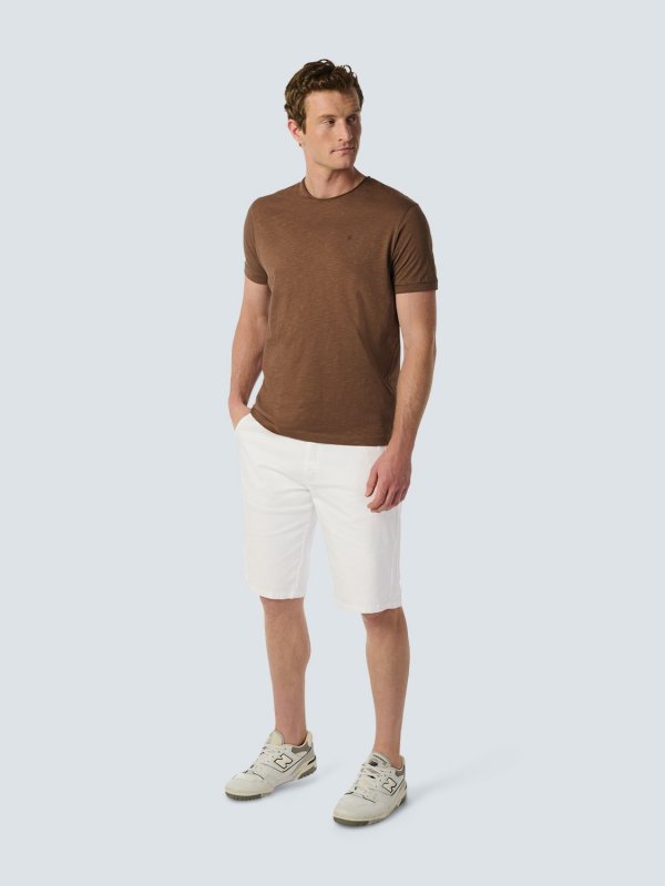 ΒΕΡΜΟΥΔΑ CHINO GARMENT DYED TWILL STRETCH ELASTIC WAISTBAND
