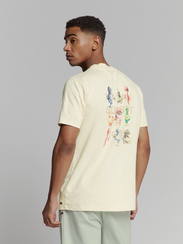 Τ-SHIRT CREWNECK SLUB SUNSET IN ROME