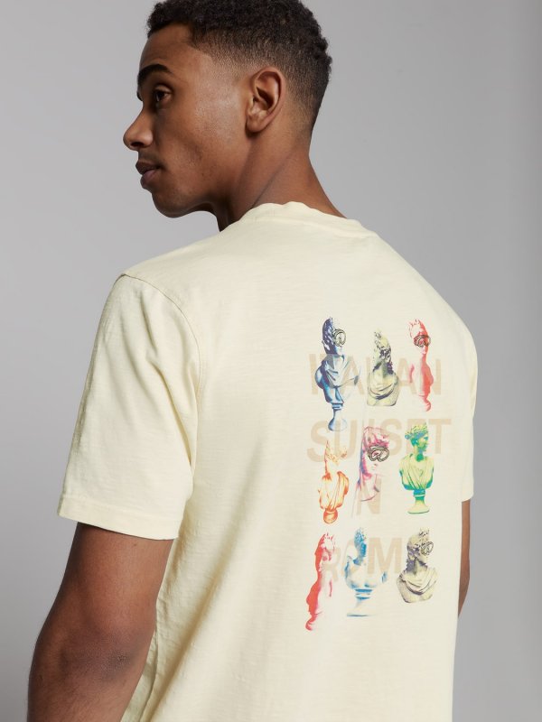 Τ-SHIRT CREWNECK SLUB SUNSET IN ROME