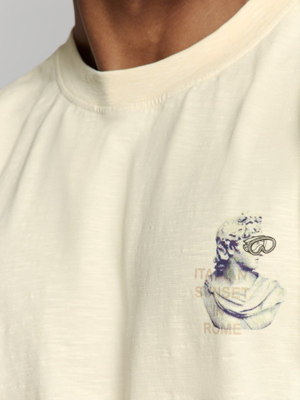 Τ-SHIRT CREWNECK SLUB SUNSET IN ROME