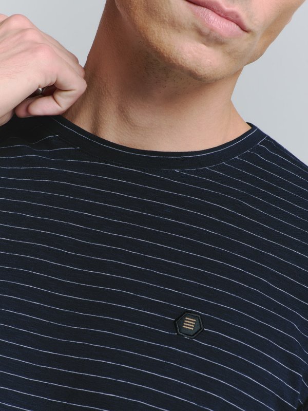 T-SHIRT CREWNECK SMALL MARINE STRIPE
