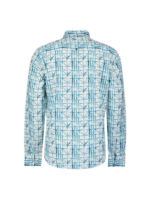 ΜΑΚΡΥΜΑΝΙΚΟ ΠΟΥΚΑΜΙΣΟ ALLOVER PRINTED LINEN BLEND