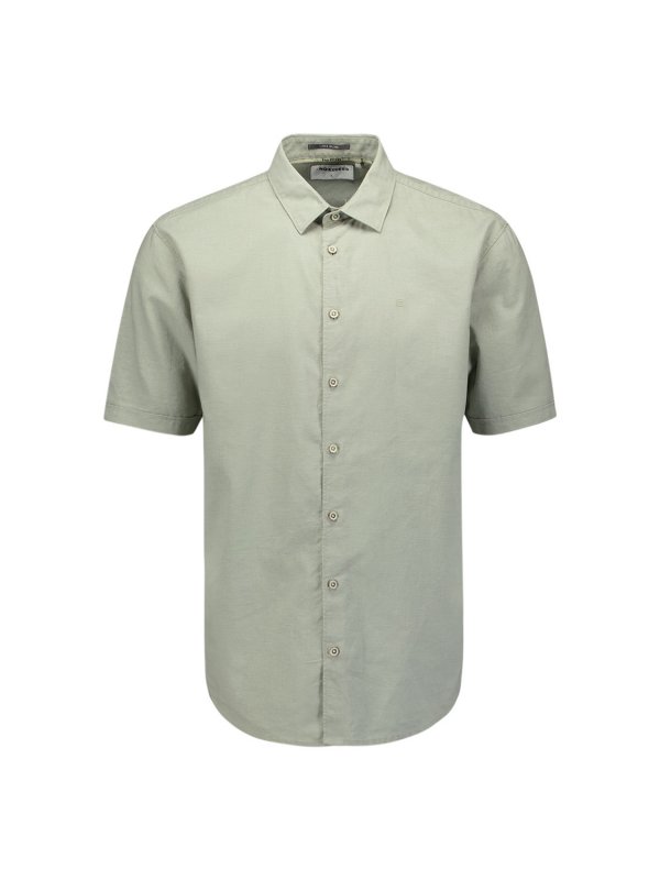 ΜΟΝΟΧΡΩΜΟ ΚΟΝΤΟΜΑΝΙΚΟ ΠΟΥΚΑΜΙΣΟ LINEN BLEND