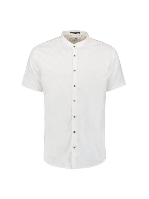 ΜΟΝΟΧΡΩΜΟ ΚΟΝΤΟΜΑΝΙΚΟ ΠΟΥΚΑΜΙΣΟ GRANDDAD COLLAR LINEN BLEND